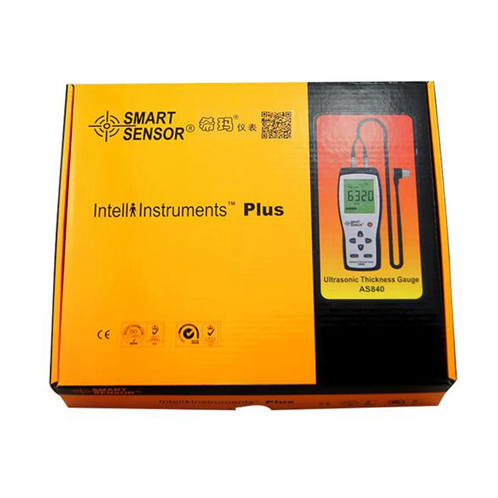 Толщиномер ручной ультразвуковой с измерением скорости звука 1 2 ~ 220 мм |