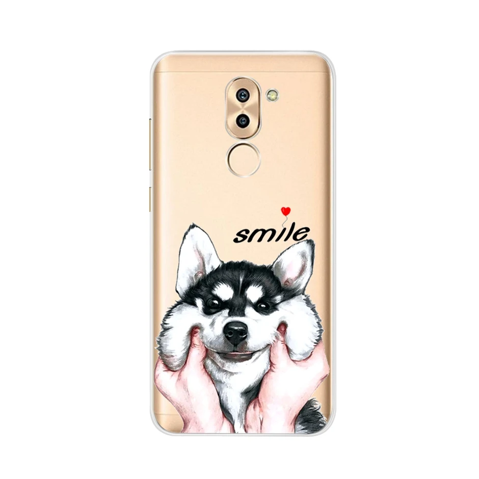Fashion Phone Case For Huawei GR5 2017 Back Cover Silicone Soft TPU Mate 9 Lite Coque Honor 6X Funda | Мобильные телефоны и