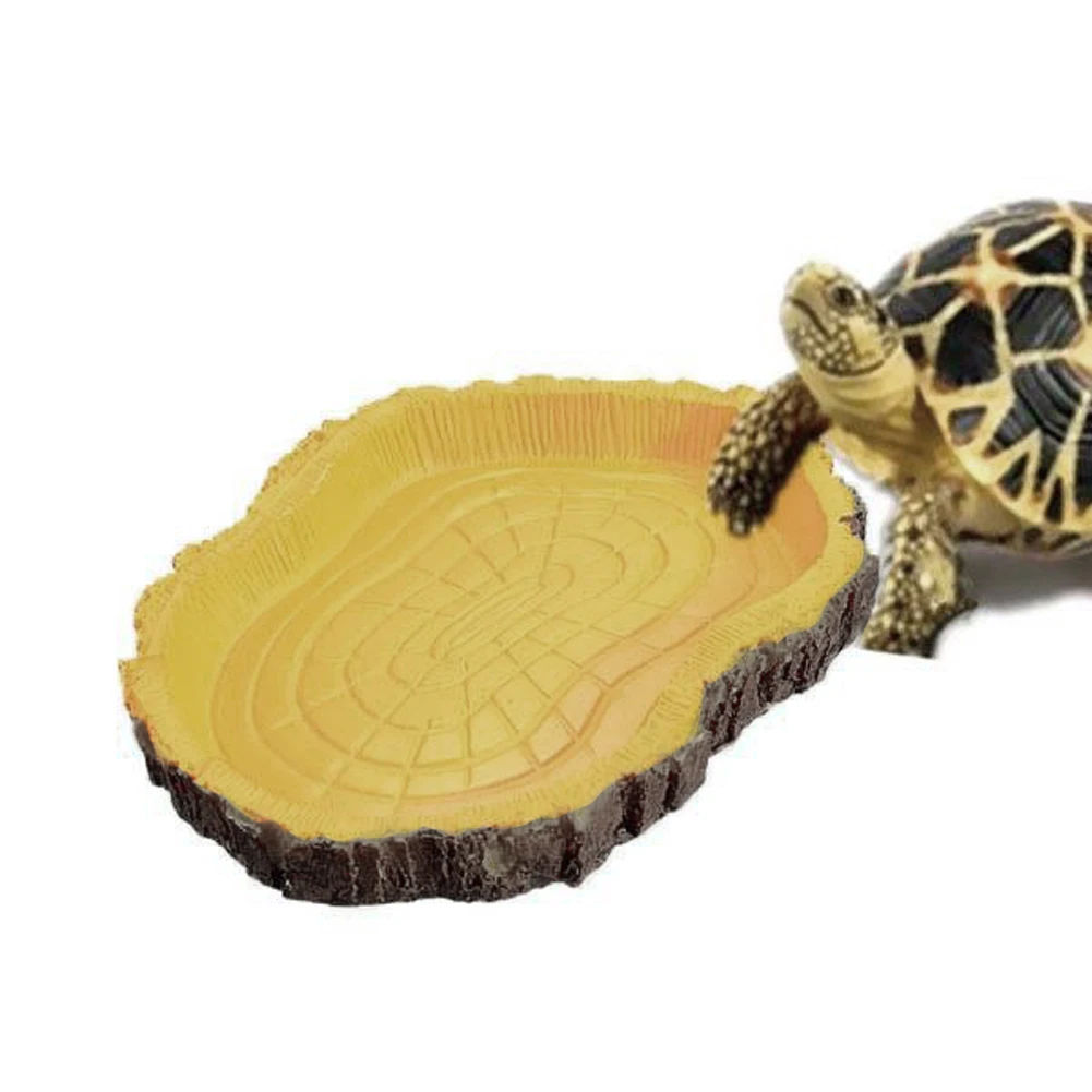Рептилия Черепаха вода блюдо еда чаша бассейн для черепахи рептилии Gecko змеи