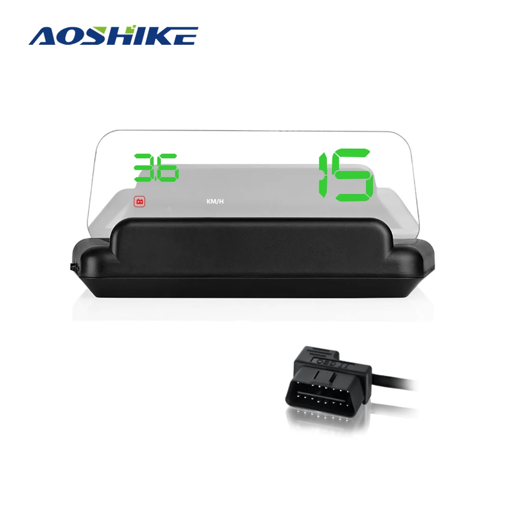 AOSHIKE оригинальный C500 OBD Head Up Display Hud проектор Цифровой Автомобильный спидометр