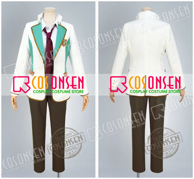 Косплей ONSEN старшая школа звезда музыкальные Kaito Tsukigami Shu Kuga Seishiro Inumine Izumi Toraishi