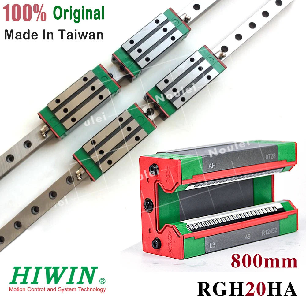 HIWIN 600 мм 2 шт. RGW20 линейные направляющие с 4 RGW20HA Каретный блок RGH20HA|Линейные