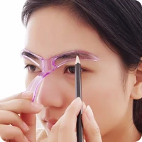 eyebrow template stencil grooming shaping helper diy makeup tool beauty make up kit reusable eyebrow drawing guide template