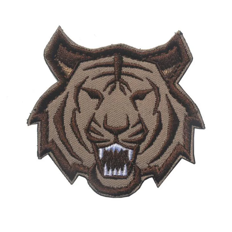 Новинка 2017 значок с изображением тигра военный тактическая нашивка вышитый