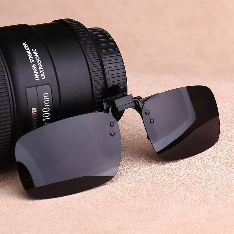 Солнцезащитные очки Cubojue мужские и женские поляризационные с клипсой для дня