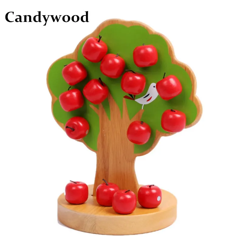 Детские обучающие игры Candywood Монтессори деревянные магнитные игрушки для