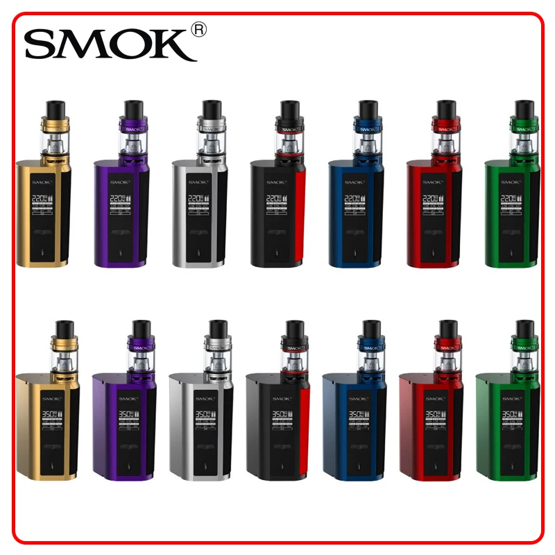 Оригинальный SMOK GX2/4 комплект 220 Вт 350 GX 2/4 TC коробка мод с TFV8 большой детский бак 5 мл
