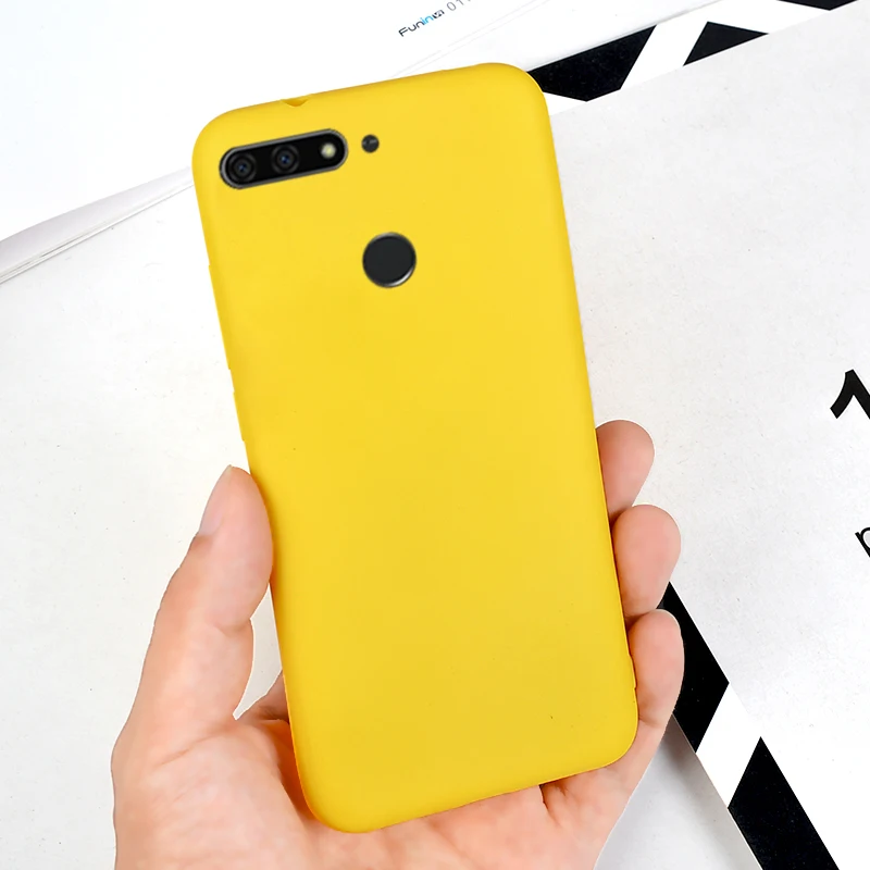 Мягкий чехол для телефона Huawei Y6 Prime 2018 Honor 7A Pro 7C 6C 5X 6X 7X 8X 9 Lite V9 V10 Play Note 10 силиконовые
