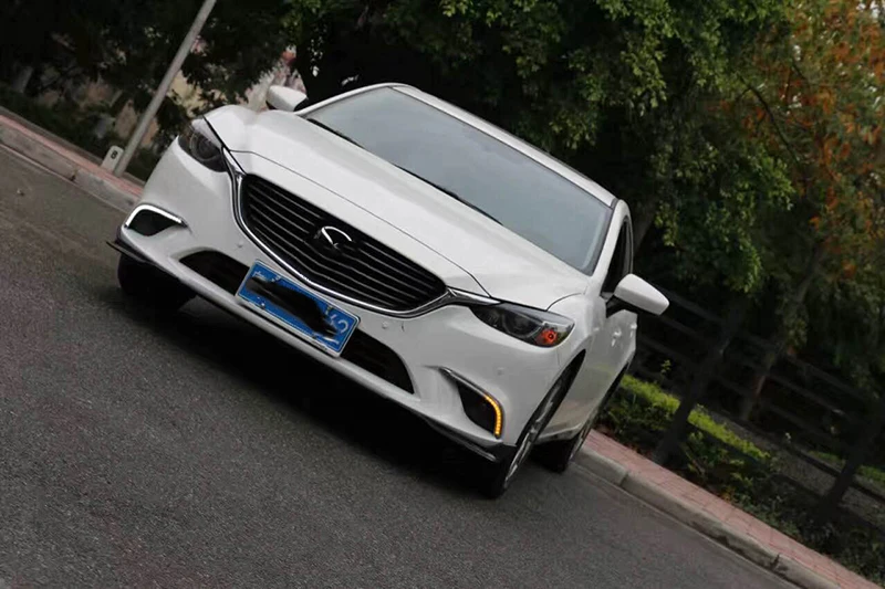 2 шт. Автомобильные светодиодные дневные ходовые огни для Mazda 6 Mazda6 Atenza 2016 2017