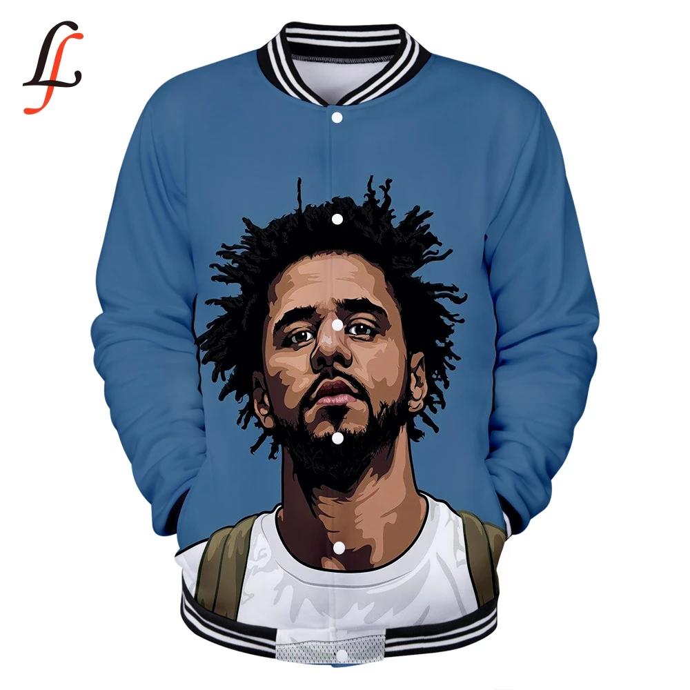 Kod J Cole Drake 3D Мужская и Женская бейсбольная куртка толстовки зимние повседневные