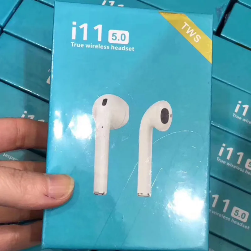I11 Tws Bluetooth наушники беспроводные с новым 5 0 сенсорным управлением гарнитура и