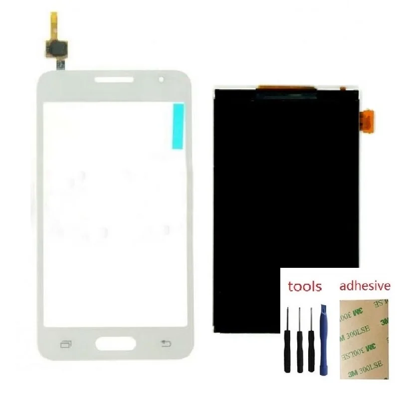 Для Samsung Galaxy Core 2 SM-G355H/DS G355H G355F сенсорный экран дигитайзер датчик + ЖК-дисплей клей
