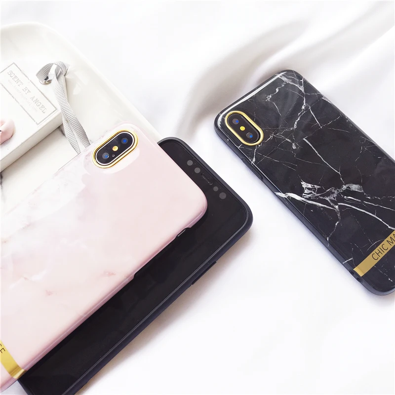 Ins Агат мрамор чехол для iphone 11 11Pro Max XS Max XR глянцевый мягкий силиконовый чехол для iphone 6 6s 7 8 plus funda чехол Капа
