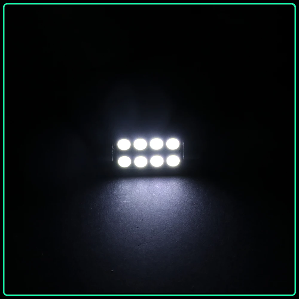 2шт 41 мм 42 C5W C10W canbus без ошибки Festoon 8 SMD led 5050 автомобильный номерной знак авто
