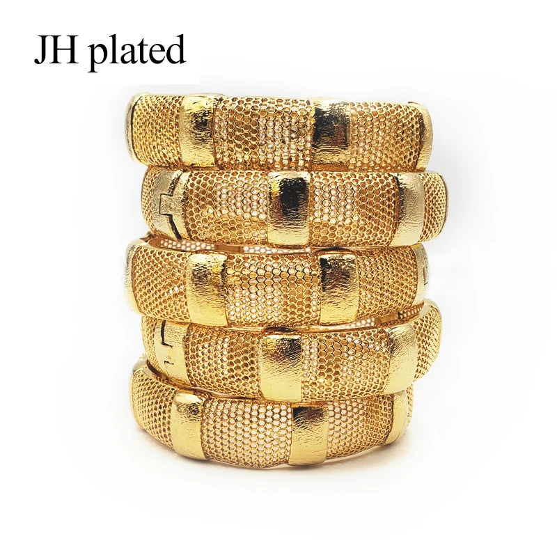 JHplated 4 штуки Женщины/Девочки свадебные браслеты эфиопские Ближний Восток