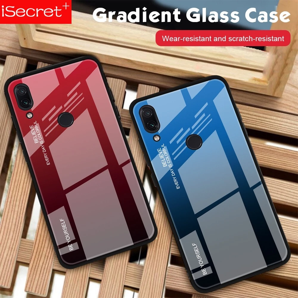 Стеклянный чехол для Redmi K20 NOTE7 Pro Note6 Note5 Note7 Роскошный телефона деловой Xiaomi Pocophone F1 9