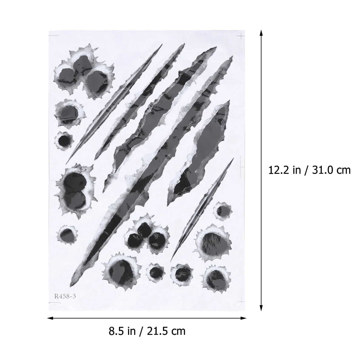 Car Styling Sticker Cover 3D Bullet Hole Accessories for BMW E46 E60 Ford focus 2 Kuga Mazda 3 cx-5 Volkswagen Polo Golf 7 6 5 4 |