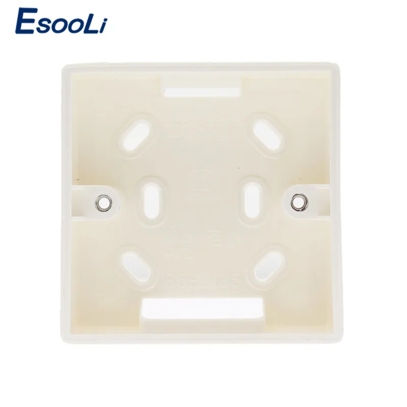 Внешняя Монтажная коробка Esooli 86 мм * 34 для стандартного сенсорного выключателя и