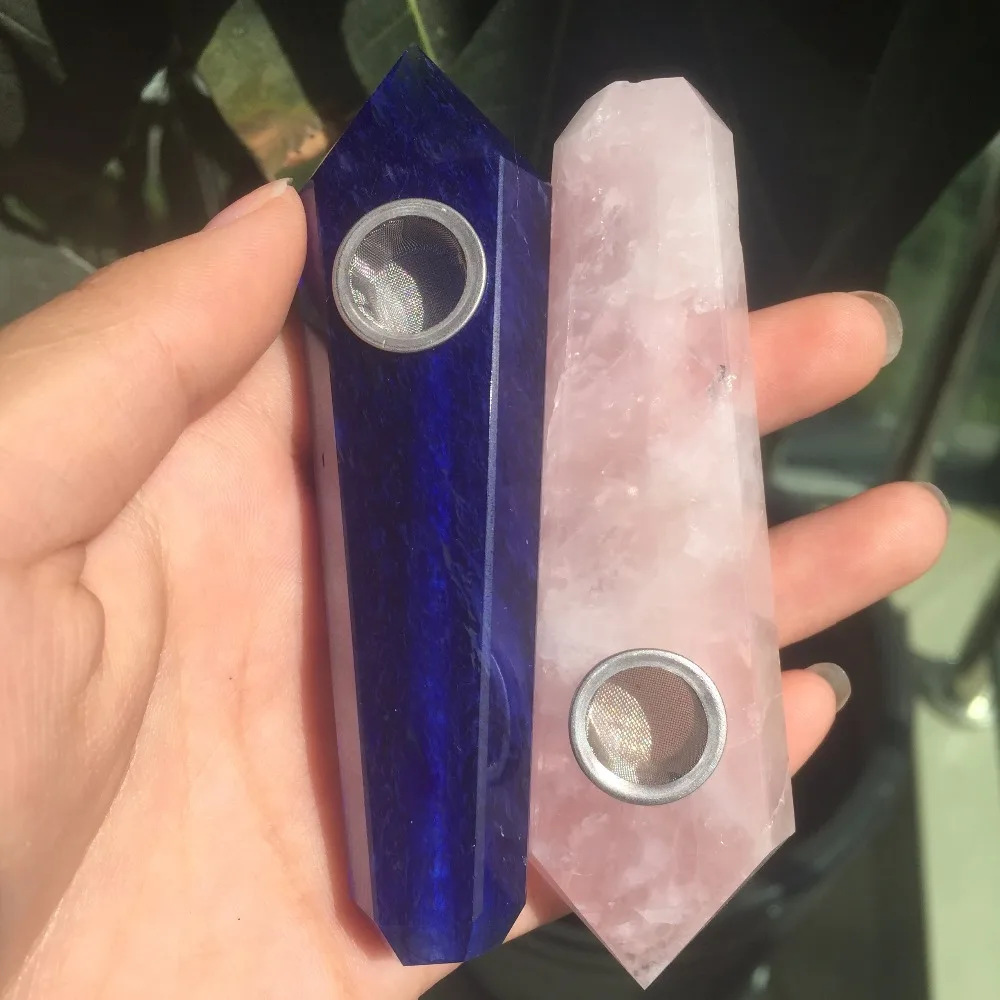 2019 модный дизайн натуральные портативные хрустальные Аметистовые табачные