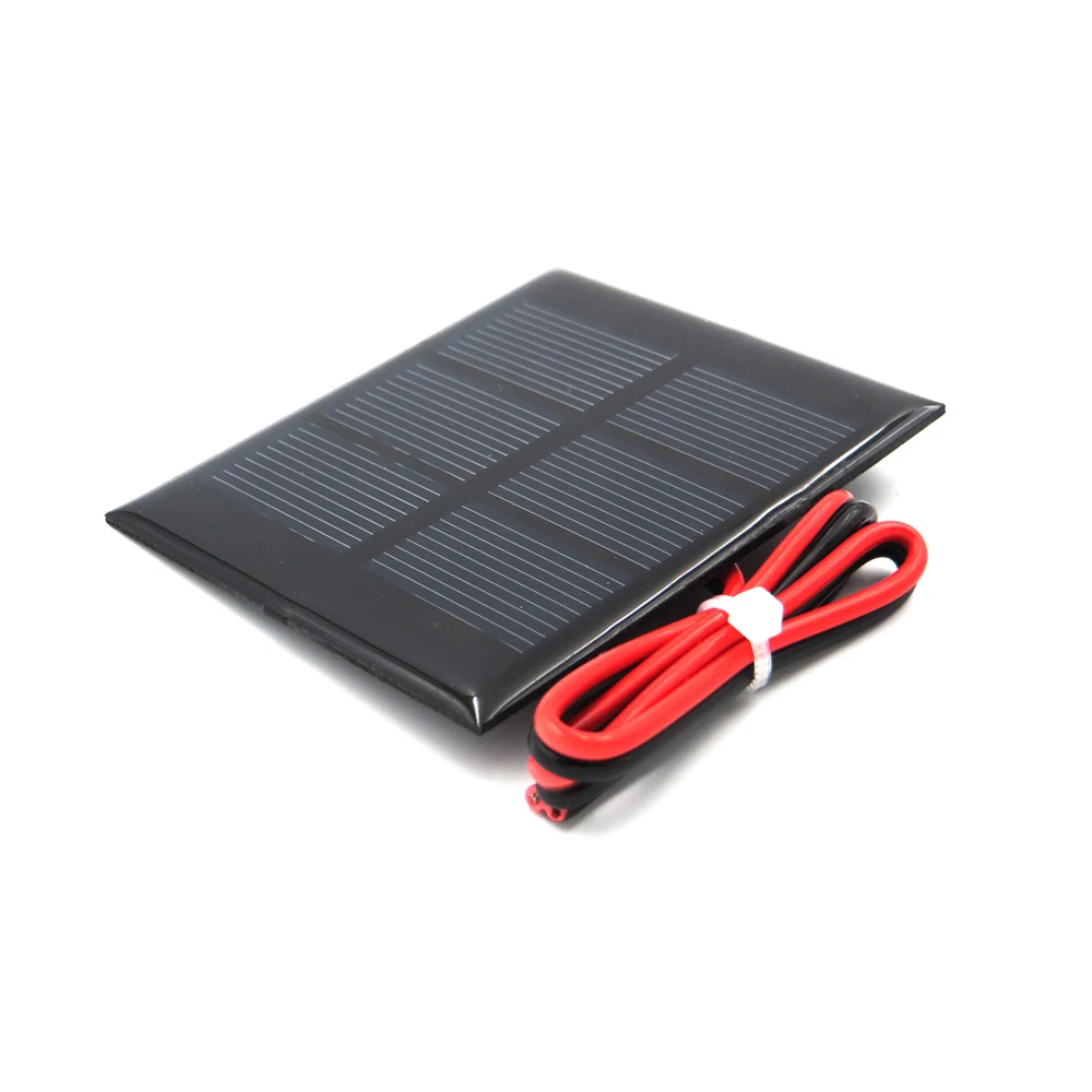 1 5 V 300mA продлить провода Панели солнечные поликристаллические кремниевые DIY