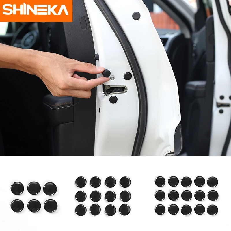 SHINEKA ABS винтовая Защита замка двери салона автомобиля декоративная крышка
