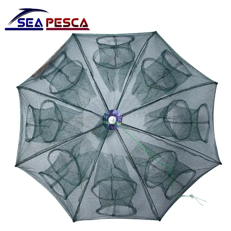 Портативные рыболовные сети SEAPESCA складные для креветок воблер сетка Ловушка с