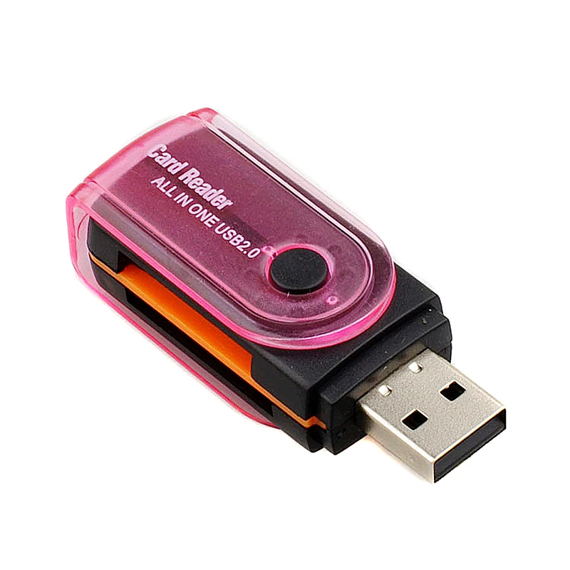 Многофункциональный USB 2 0 кардридер для карт памяти Micro SD/TF M2 MMC SDHC MS|Картридеры| |