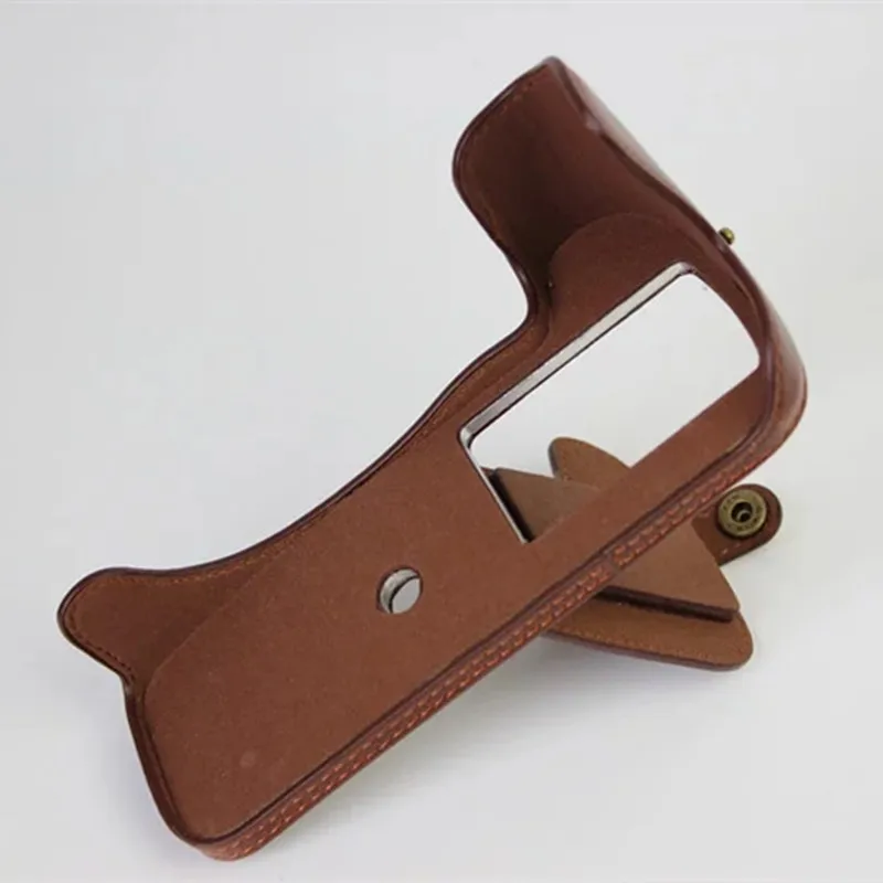 Ocotex 3 вида цветов камера видео сумка Половина чехол для Canon EOS 760D 760d PU Ручка база