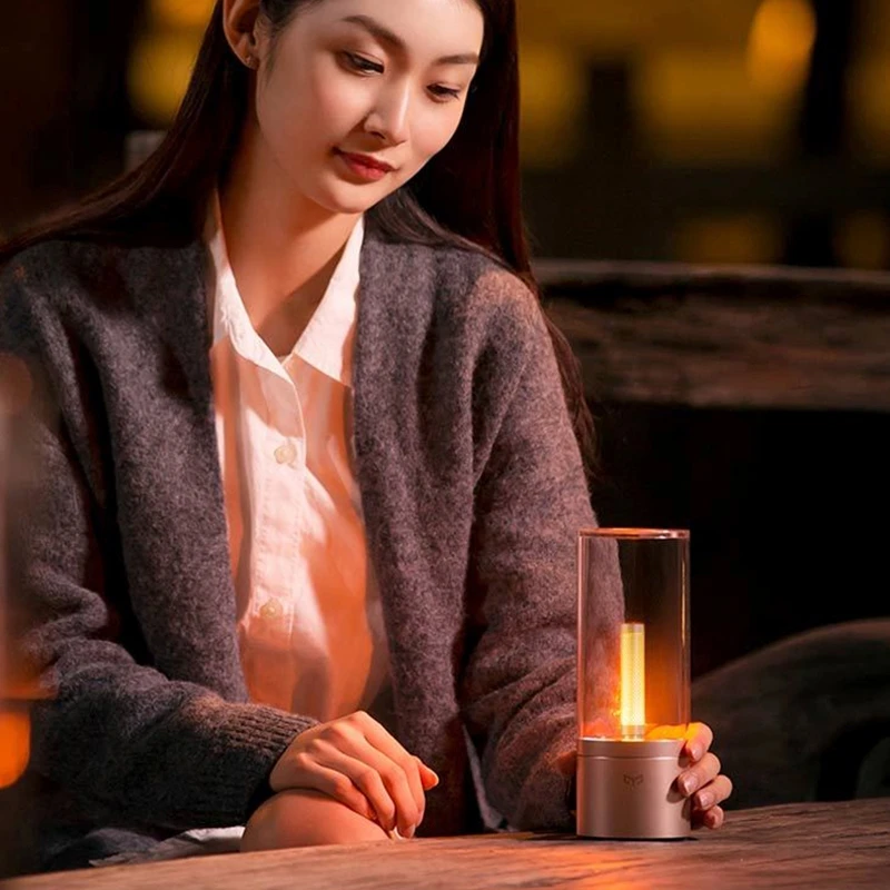 Хит продаж оригинальный xiaomi YEELIGHT Candela умный светодиодный ночник с управлением