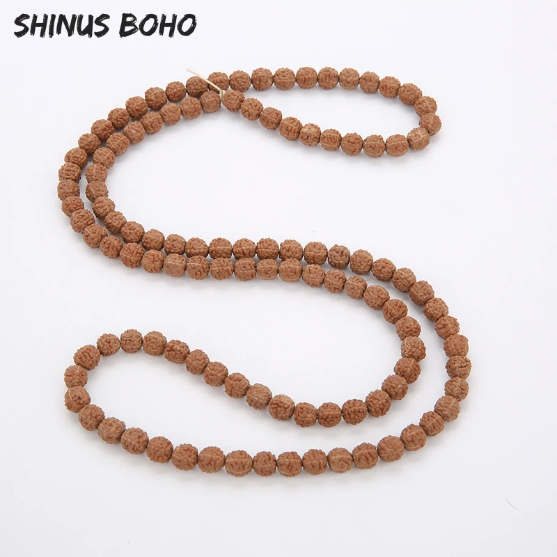 SHINUSBOHO 108 шт. тибетская Ваджра Бодхи бусы из плодов рудракши для изготовления