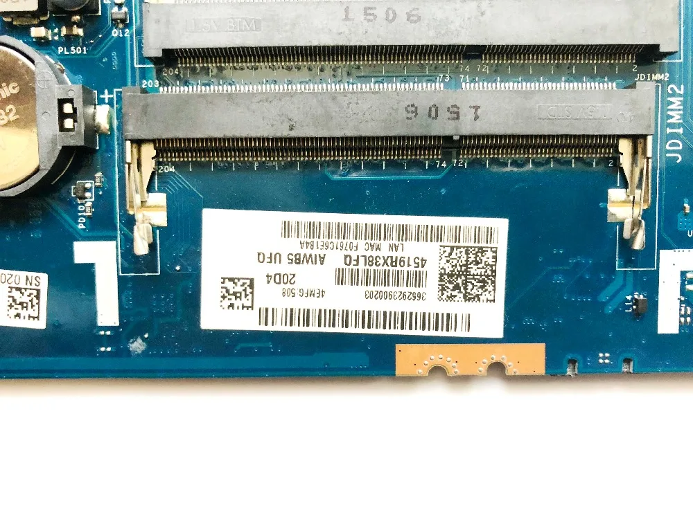 Оригинальный Для Lenovo B50-80 Материнская плата ноутбука 3805U ZIWB2 ZIWB3 ZIWE1 LA-B092P испытания