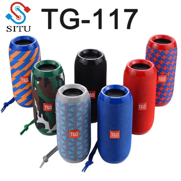 TG117 Bluetooth Outdoor Speaker Waterproof Portable Wireless Column Loudspeaker Box Support TF Card FM Radio Aux Input | Электроника