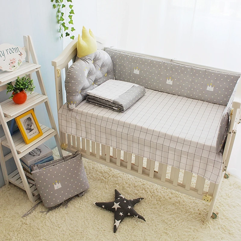 100% хлопок набор постельных принадлежностей для детской кроватки детские