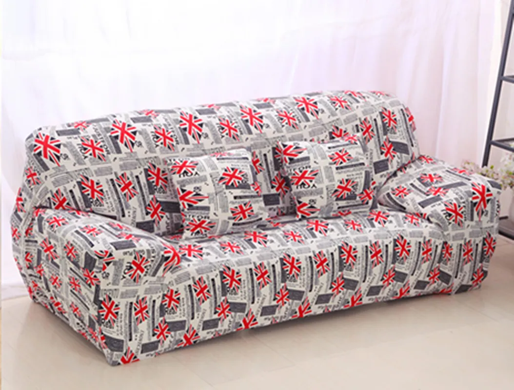 

England Style Sofa Slipcovers Tight Wrap All-inclusive Slip-resistant Elastic Cubre Sofa Towel Corner Sofa Cover Couch Cover