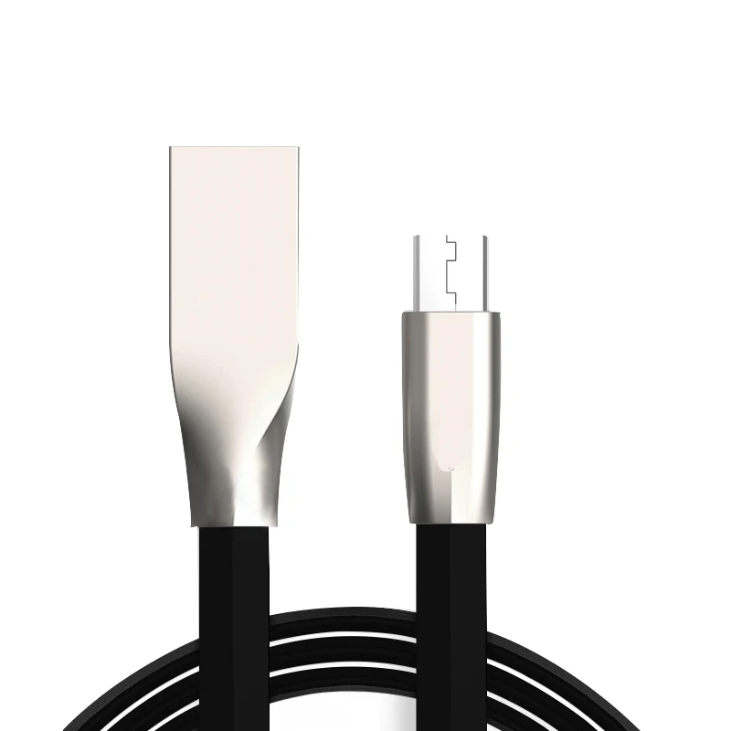 1 М Кабель Micro Usb 3D Цинковый Сплав 6 Цвет Быстрой Зарядки Синхронизации Данных для
