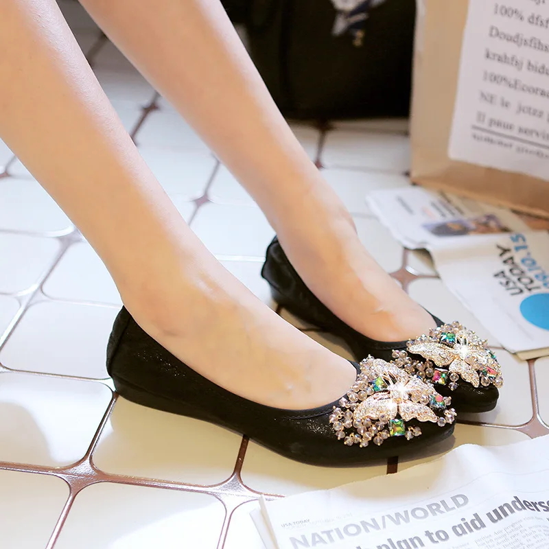 Женские туфли с острым носком удобная обувь для беременных танцевальные