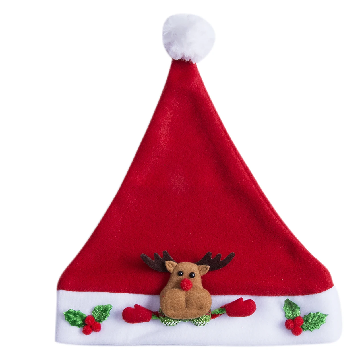 1 шт. Рождественская шапка из нетканого материала с изображением героев