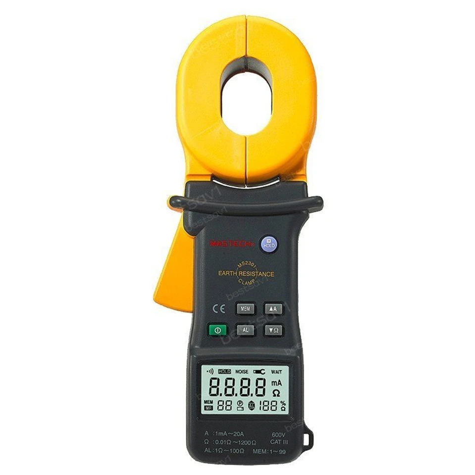 

MS2301 Advanced Earth Ground Resistance Clamp Meter Clamp-type digital earth ground resistance tester