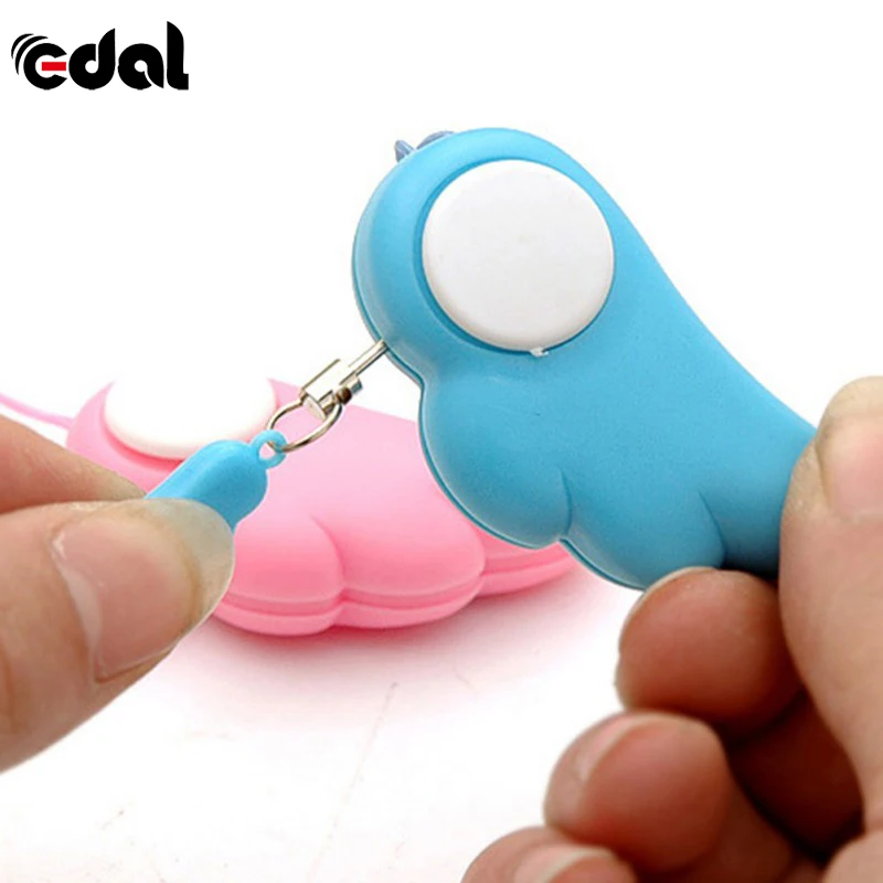 90db Self Defense Supplies Blue Personal Attack/Anti Rape Alarm Safety Security for Girl Kids Children Protecion Hot|Фитнес-трекеры| |