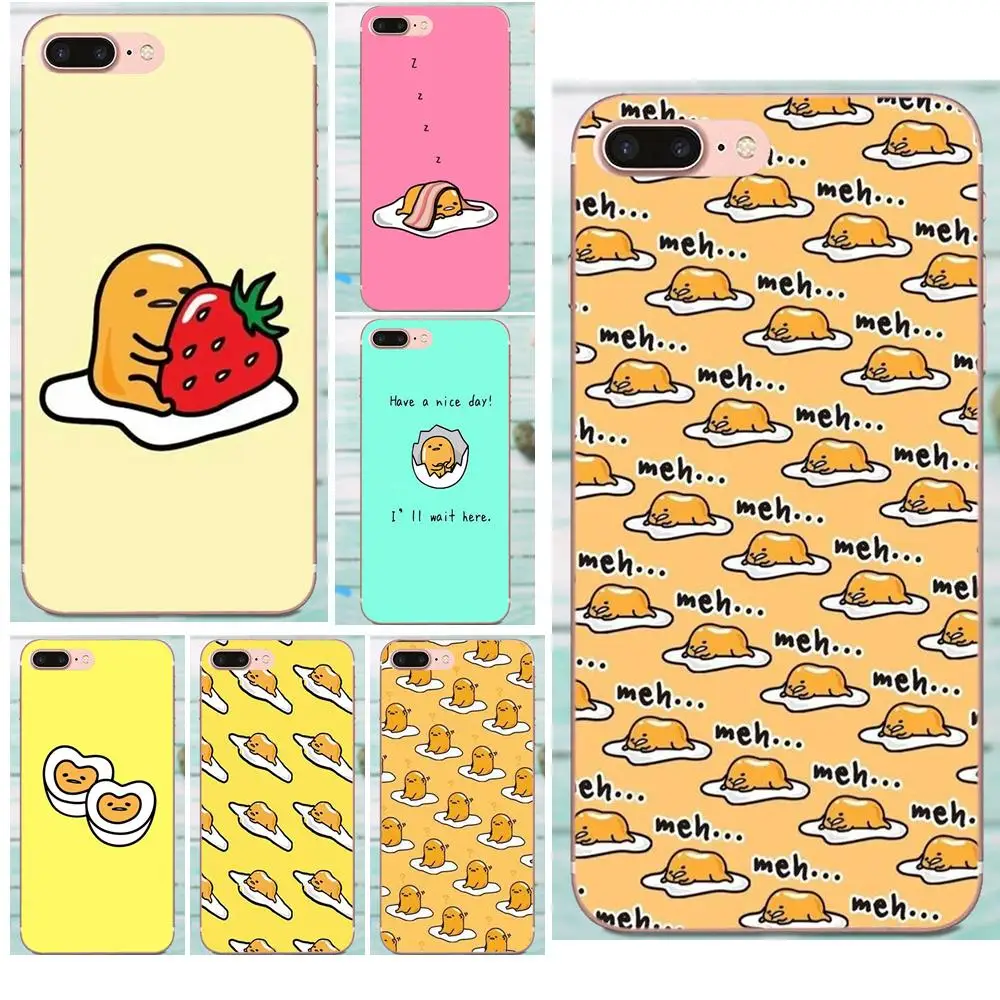 Мультфильм Gudetama яйца печати для Galaxy J1 J2 J3 J330 J4 J5 J6 J7 J730 J8 2015 2016 2017 2018 мини Pro мягкий TPU