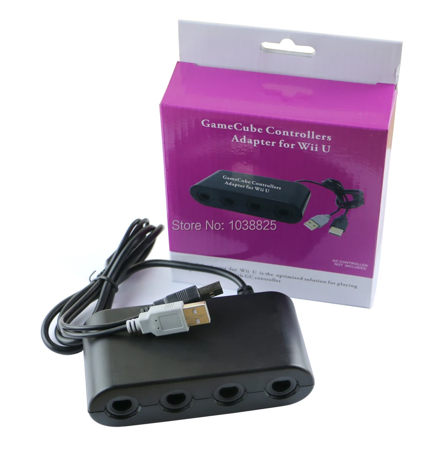 Новый адаптер конвертер с 4 портами для контроллера GameCube Wii U|adapter mp4|adapter satacontroller case