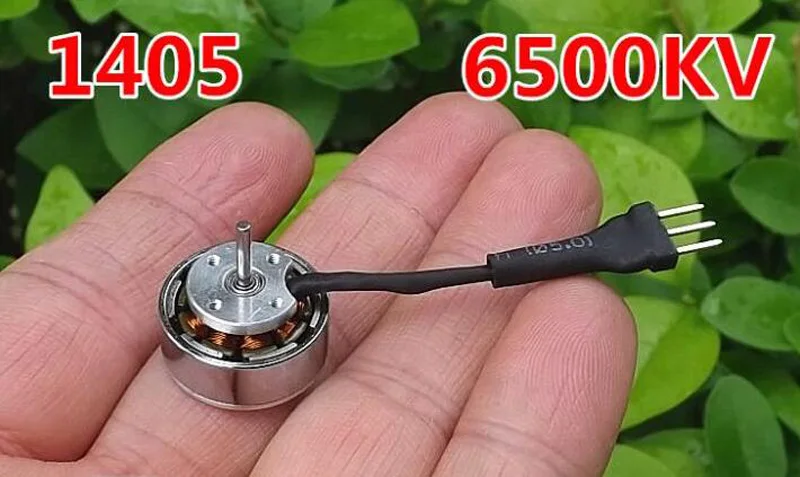 4 шт. 1405 6500KV бесщеточный двигатель 1 5 мм диаметр вала M1.4 отверстие для FPV RC Racing