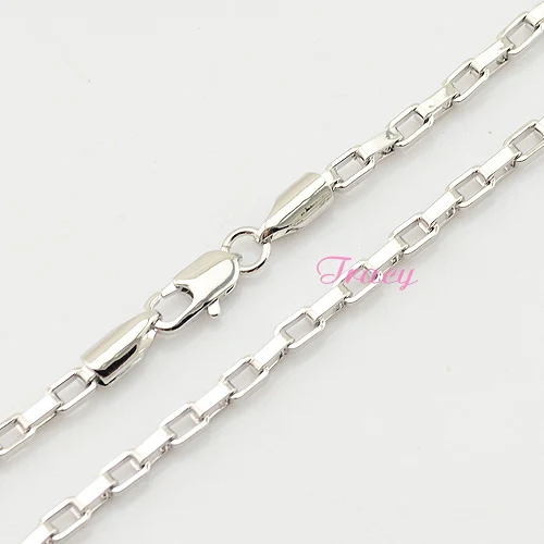 3 мм Мужская Женская белая Золотая цепочка оптовая продажа ювелирных изделий 45