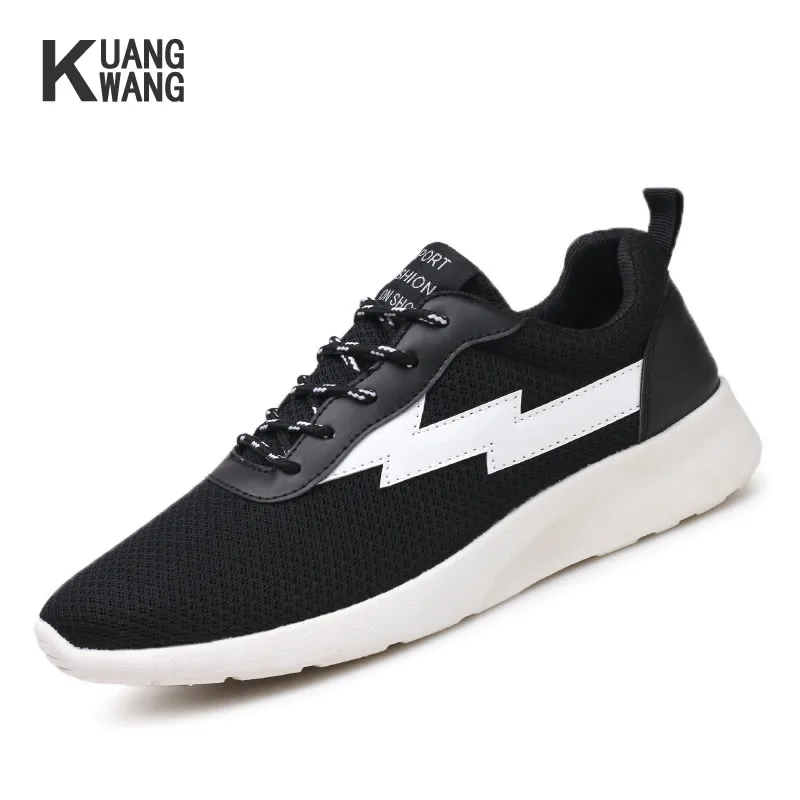 2017 Top Quality Mesh Lace Up Old School Fashion Casual Shoes Colorful Lightning Storm Pattern Men's Street Revenge | Обувь