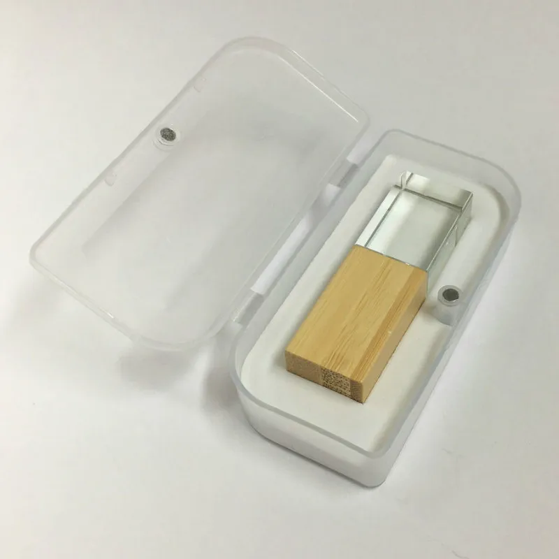 Модный Кристальный usb флэш-накопитель на заказ 3D с логотипом, USB 2,0 диск 4 ГБ 8 ГБ 16 ГБ 32 ГБ Свадебный классный подарок флешка(более 10 шт бесплатный логотип