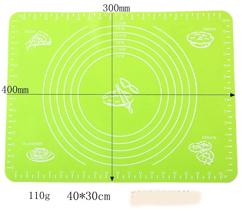 Силиконовый коврик для выпечки утолщенный раскатки муки|roll pastry|dough rollingrolling silicon |