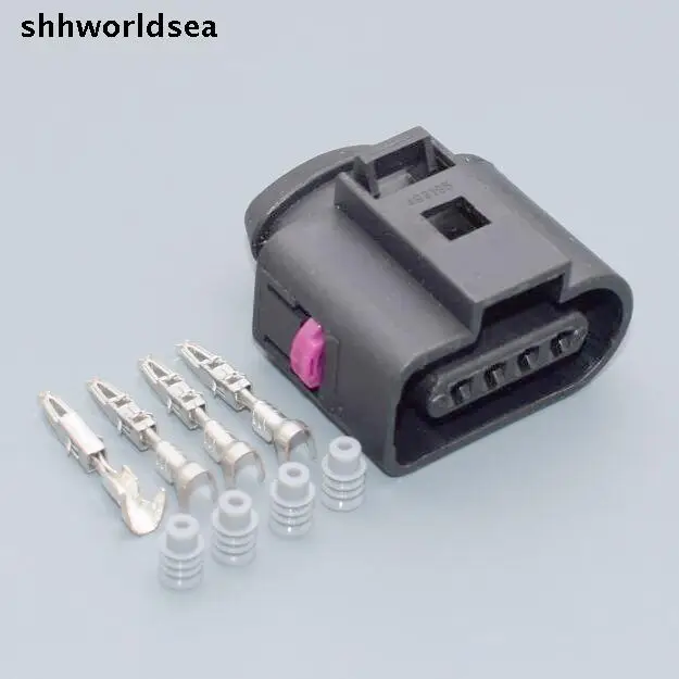 Shhworld Sea 100 комплектов катушка зажигания автомобиля 4 Pin 1 5 мм 1J0973704 Женский Разъем