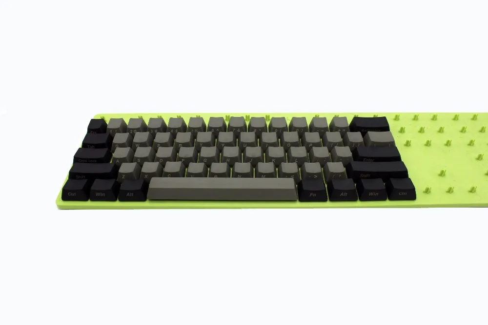 YMDK черный серый смешанный Dolch толстый PBT 104 87 61 колпачки для ключей Mac ключи OEM