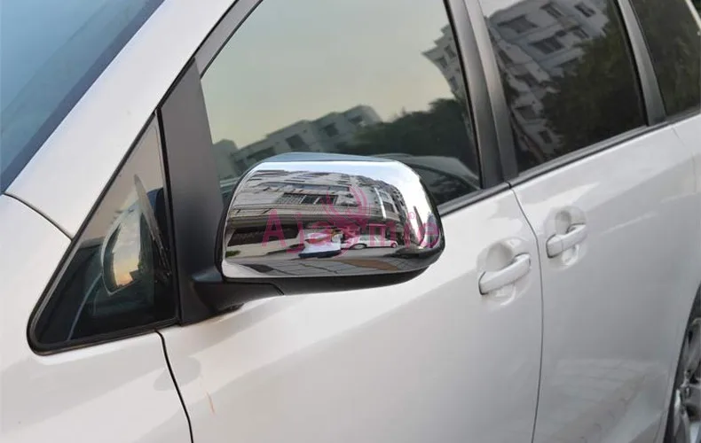 Хромированная Автомобильная накладка на зеркало заднего вида для Toyota Sienna 2011