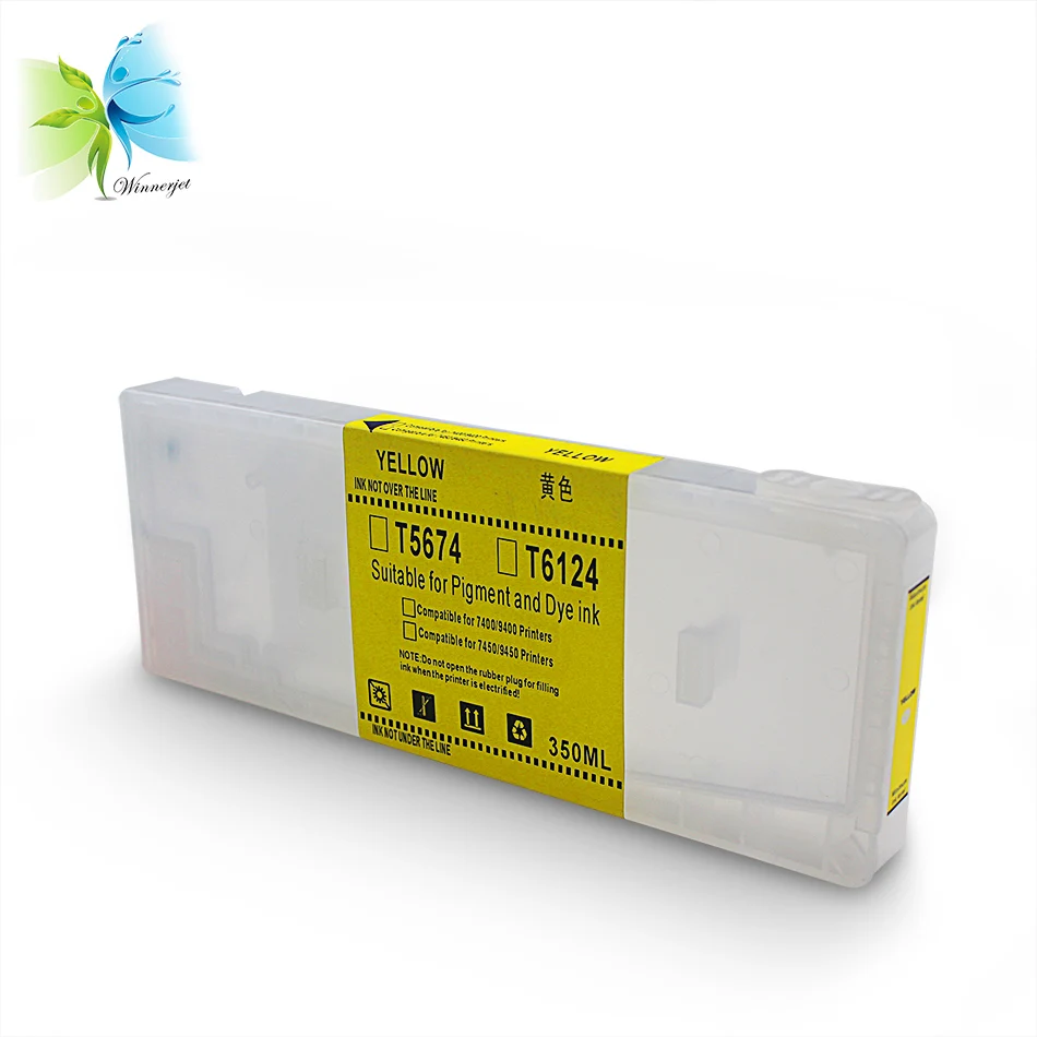 Winnerjet [Бесплатный чип RESETTER] 7400 чернильный картридж для Epson 9400 двойной 4 вида цветов
